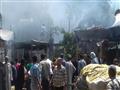 حريق في سوق خضار بولاق الدكرور بالجيزة (3)                                                                                                                                                              