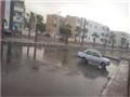 امطار بحي الزهور بمدينة الطور 