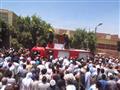 جثمان العميد حسين حربى فوق عربة مطافئ                                                                                                                                                                   