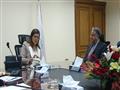 صور من اجتماع وزيرة التخطيط والسفير محمد ربيع  (2)                                                                                                                                                      