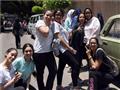صورة جماعية لطالبات بعد أداء امتحان الأحياء (1)                                                                                                                                                         