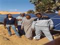 نجاح تجربة تشغيل بئر بالطاقة الشمسية بقرية بولاق في الخارجة                                                                                                                                             