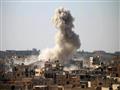 قصف جوي سوري روسي على درعا 