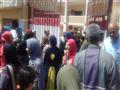 اثناء خروج الطالبات من لجنة الامتحان في كفرالشيخ