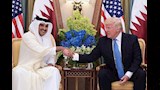 دونالد ترامب وأمير قطر