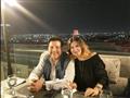 هاني شاكر بصحبة زوجته يحتفلان بعيد ميلاد منتج أردني (2)                                                                                                                                                 