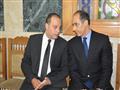 علاء مبارك خلال عزاء الراحل ماجد عبدالرحمن (2)                                                                                                                                                          