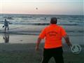 مصطافين يلعبون الراكت على شواطئ بورسعيد5