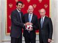 أمير قطر يتسلم راية بطولة كاس العالم 2022                                                                                                                                                               