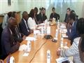 أجتماع الوزيرة مع فريق التجمع الأفريقى بالبنك الدو