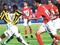 جانب من مباراة الأهلي واتحاد جدة 2001