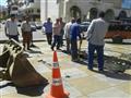 إصلاح هبوط أرضي أمام ديوان عام محافظة بورسعيد4                                                                                                                                                          