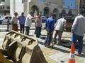 إصلاح هبوط أرضي أمام ديوان عام محافظة بورسعيد5                                                                                                                                                          