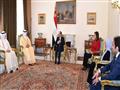 جانب من لقاء الرئيس بالوفد الوزاري الإماراتي