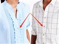    ما سبب اختلاف جهة وجود الأزرار بين قمصان الرجال