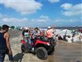 توافد المواطنين على الشواطئ لقضاء إجازة عيد الأضحى بمصيف بلطيم                                                                                                                                          