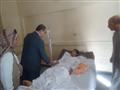 المحافظ خلال زيارته لمستشفى الفيوم العام اول أيام عيد الأضحى المبارك                                                                                                                                    