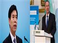 وزير التجارة الصيني تشونج شان ونظيره البريطاني ليا