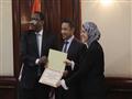 مؤتمر صحفي لوزيرة الصحه مع نظيرها السوداني لمناقشة سبل دعم المنظومة الصحيه (3)