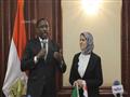 مؤتمر صحفي لوزيرة الصحه مع نظيرها السوداني لمناقشة سبل دعم المنظومة الصحيه (7)