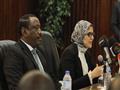 مؤتمر صحفي لوزيرة الصحه مع نظيرها السوداني لمناقشة سبل دعم المنظومة الصحيه (11)