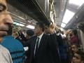 وزير النقل في جولة تفقدية بمحطات مترو الأنفاق  (1)
