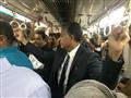 وزير النقل في جولة تفقدية بمحطات مترو الأنفاق  (4)                                                                                                                                                      