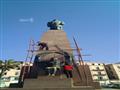 جانب من أعمال ترميم تمثال سعد زغلول (10)                                                                                                                                                                
