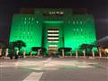 المحكمة العامة بالرياض تتشح باللون الأخضر