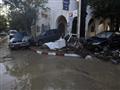 جرف سيارات في فيضانات تونس