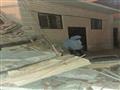 انهيار سقف الصالة المغطاة بنادي النصر بالإسكندرية 