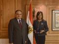 وزيرة الهجرة مع سفير جمهورية أرمينيا