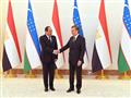 الرئيس السيسي يصل أوزبكستان