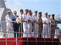 القوات البحرية تحتفل بتدشين أول فرقاطة مصرية الصنع