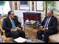 لقاء رئيس الوزراء مصطفى مدبولي والسفير الإماراتي (2)