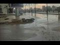 هطول امطار في مدينة دمياط 