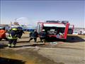تنفيذ مناورات طوارىء حريق في ميناء السويس (4)