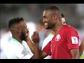 لقطة من مواجهة قطر والسعودية في كأس آسيا