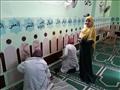 بالصور طالبات الفنية تبدأ تجميل مساجد واحة الخارجة في الوادي الجديد  (13)