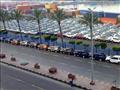 زحام بساحات تخزين السيارات بميناء الإسكندرية
