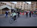 درّاجًا من المبادرة العالمية لركوب الدراجات يصلون 