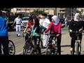 انطلاق سباق الدراجات الهوائية للبنات في بورسعيد