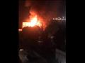 حريق بكنيسة مارجرجس في حلوان 
