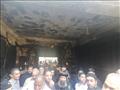 محافظ القاهرة وأسقف حلوان يتفقدان كنيسة مارجرجس للوقوف على آثار الحريق (5)