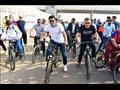 ماراثون دراجات بجامعة مصر يجوب شوارع أكتوبر