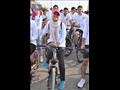ماراثون دراجات بجامعة مصر يجوب شوارع أكتوبر (2)