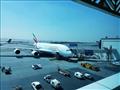 استقبال أول رحلة لطائرة طيران الإمارات (3)