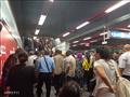 زحام في محطات مترو الخط الثاني بسبب الأمطار والتكدس المروري