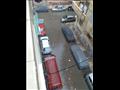 غرق شوارع الإسكندرية في مياه الأمطار