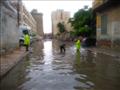 مياه الأمطار تغرق شوارع الإسكندرية 